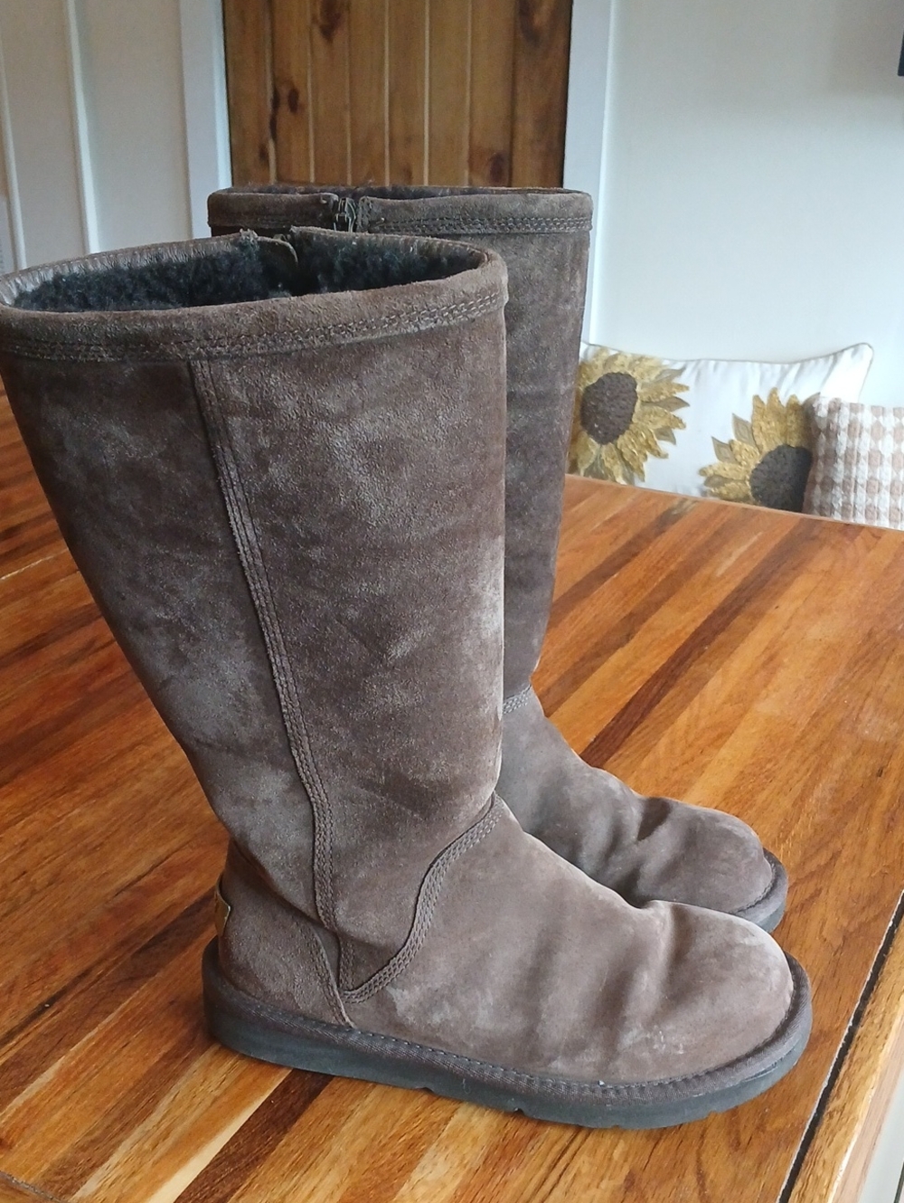 UGG Kenly Suede Mid-Calf Boots - 7